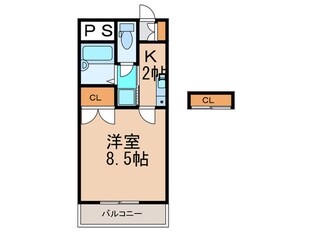 敬愛館の物件間取画像